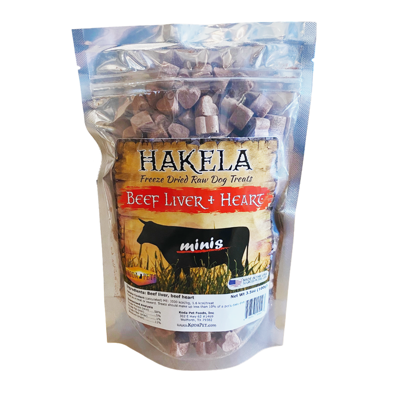 Hakela Beef Minis 3.5oz Stand Up Pouch (12ct case)