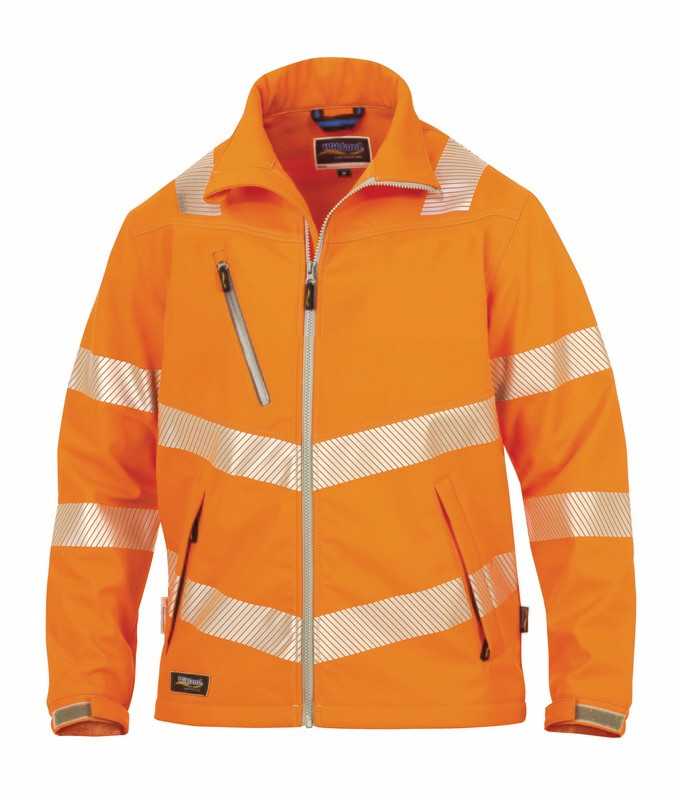 WIKLAND Softshelljacke EN ISO 20471 Kl. 2