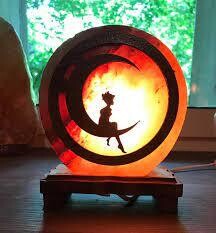 Zoutlamp Meisje op Maan