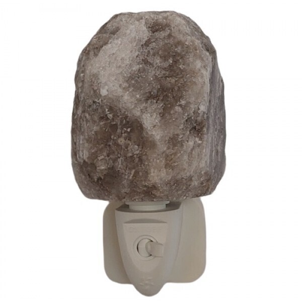Zoutlamp Nachtlampje Grijs/Zwart
