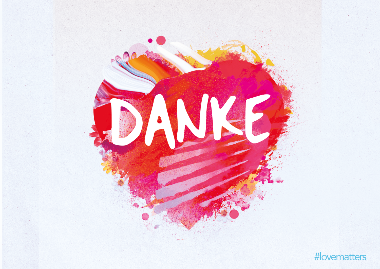 Dankeschön Postkarte