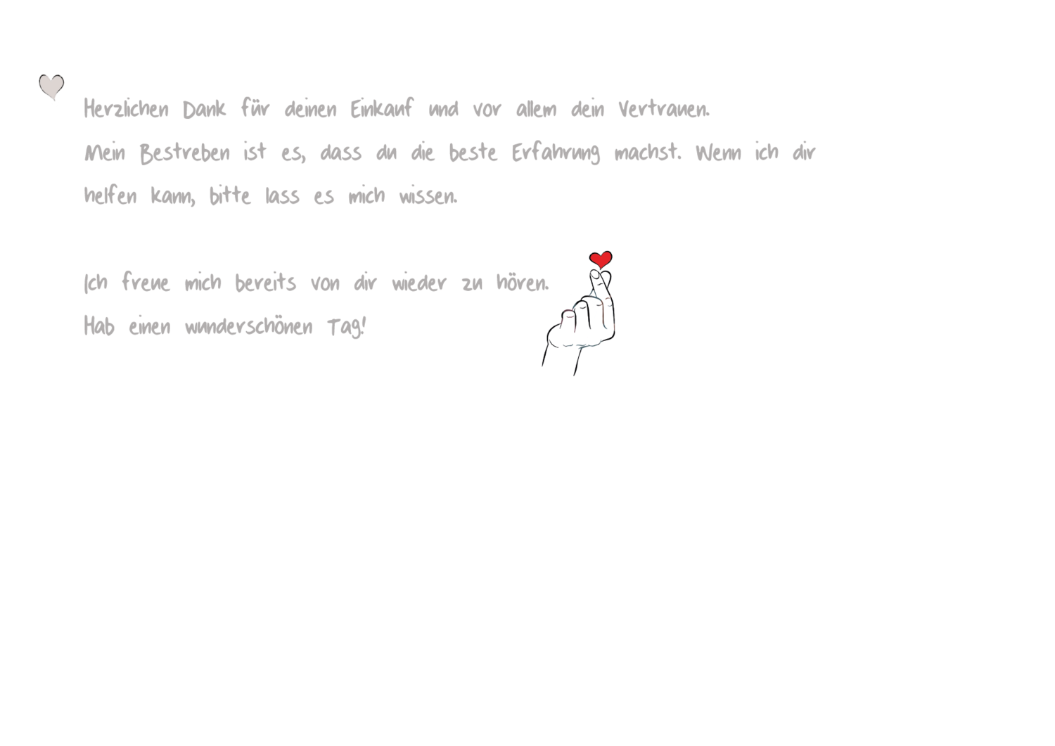 Dankeschön Postkarte