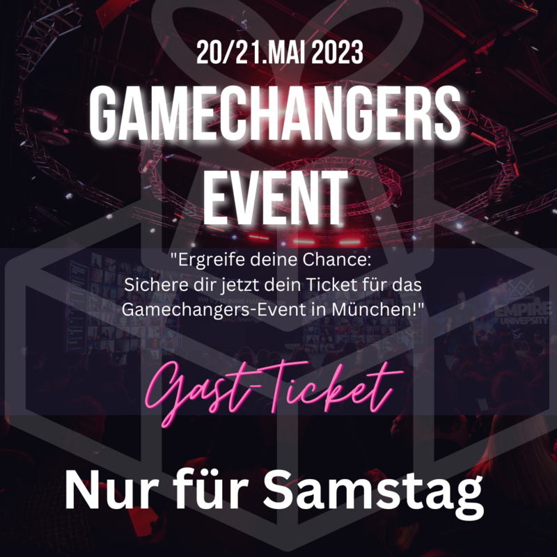 Gäste-Ticket NUR SAMSTAG