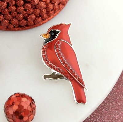 Cardinal Pin/Pendant