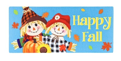 Happy Scarecrow Couple Switch Mat 