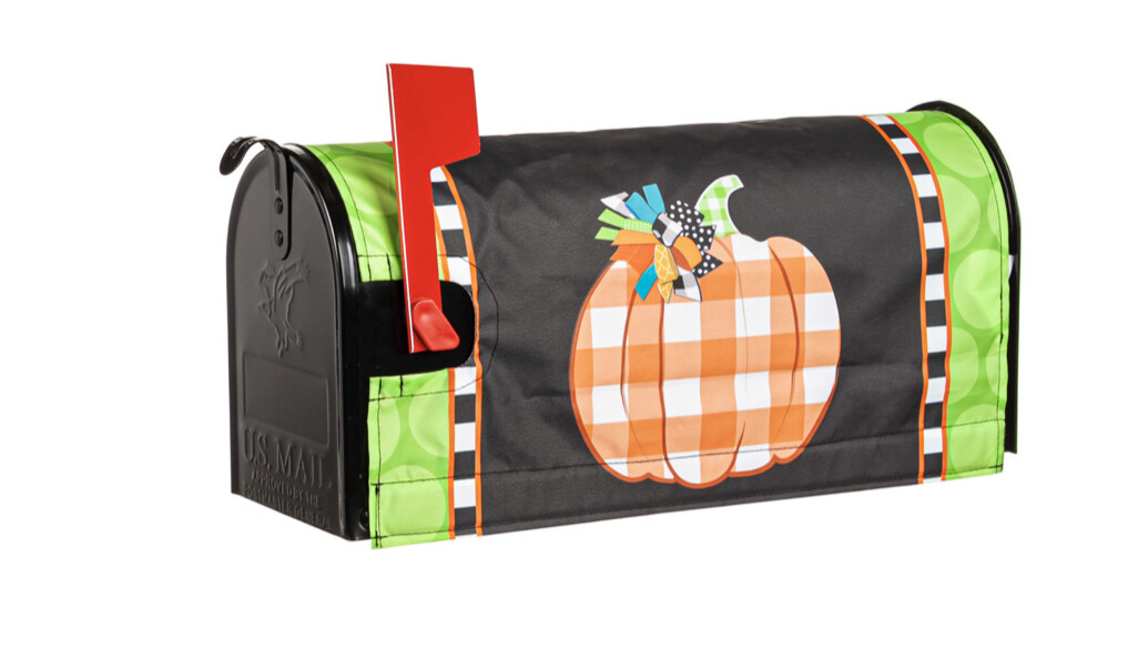 Happy Fall Pumpkin Mailbox Cover