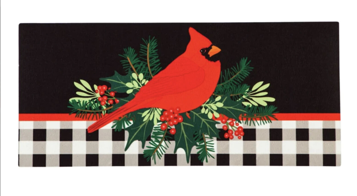 Merry Christmas Cardinal Switch Mat 