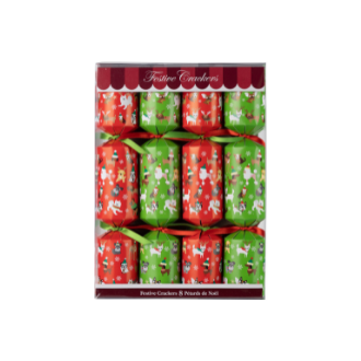 10in 8ct Christmas Puppies