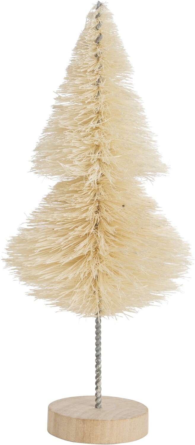 Shaped natural bristle tree, 9 in  6            