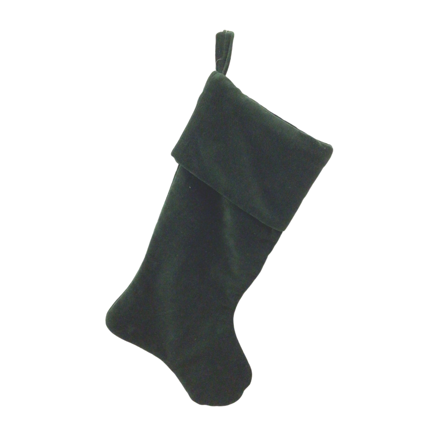 Velvet stocking, green, 18 in  4      
