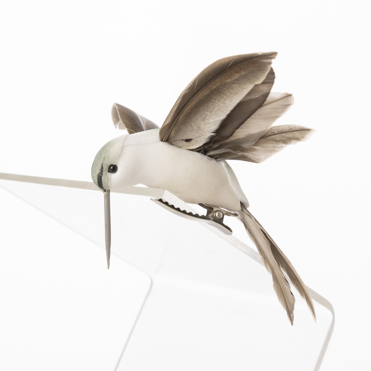 2 Asst'd hummingbird clip-on pastel, 4 in  24      