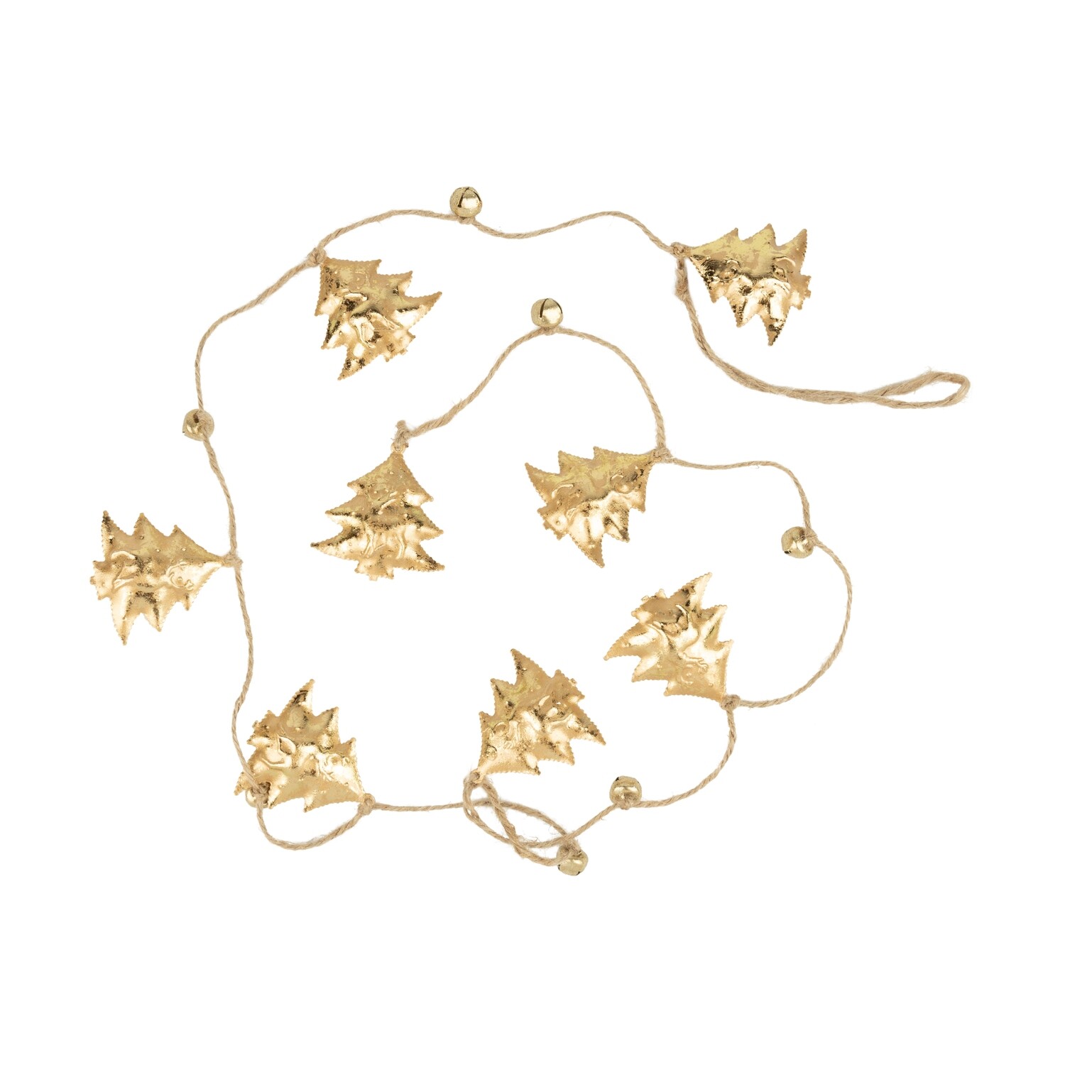 Embossed gold foiled metal tree garland, 48 in  6      