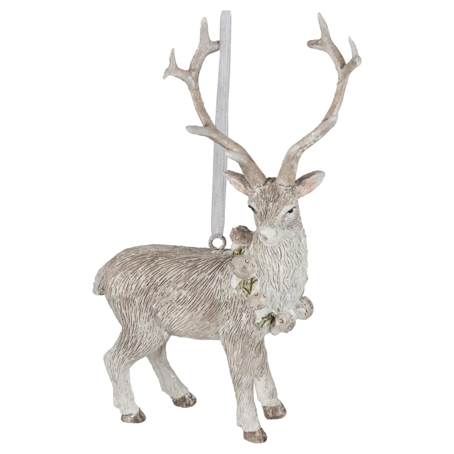 Resin stag ornament, 5.5 in  8            