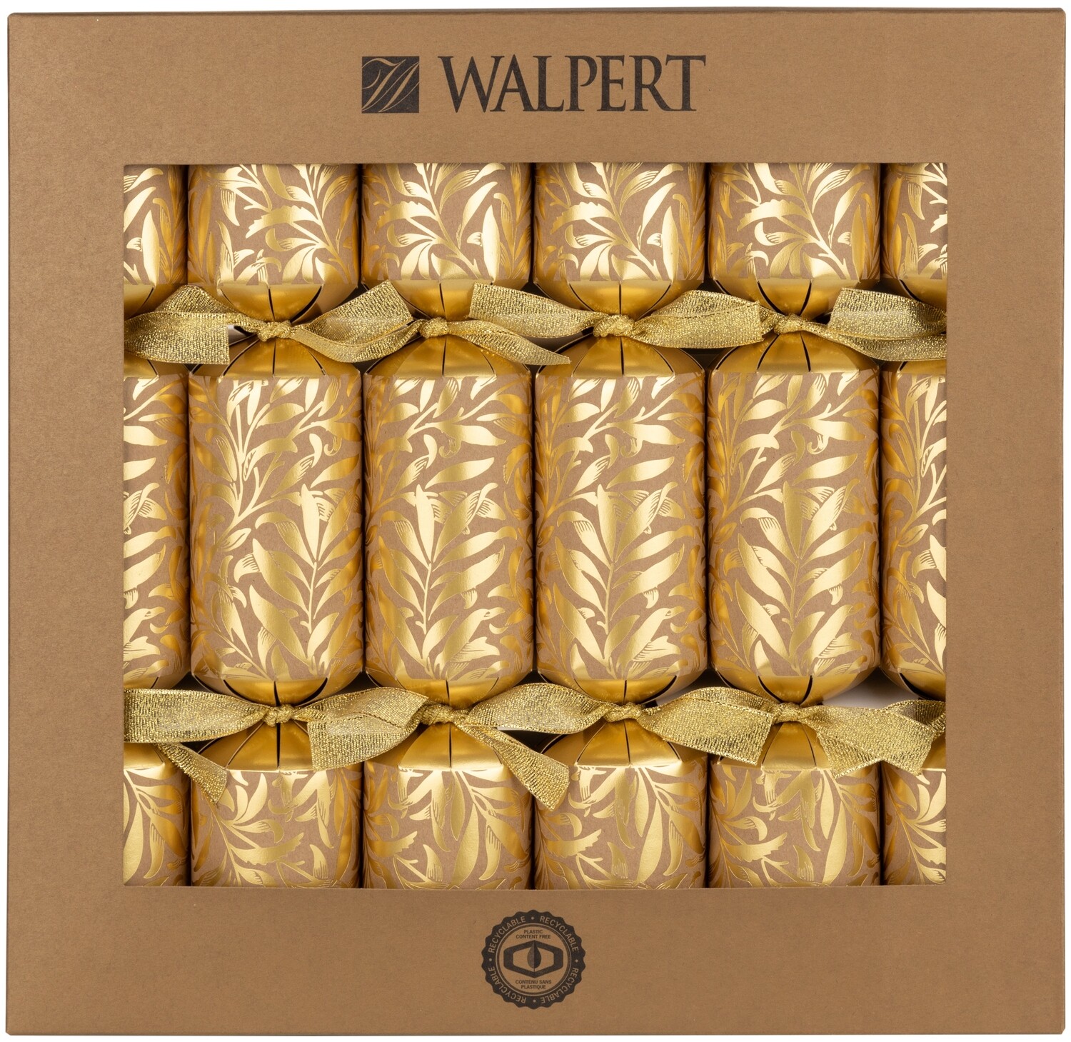 12in 6ct ECO Gold Willow Bough on Kraft