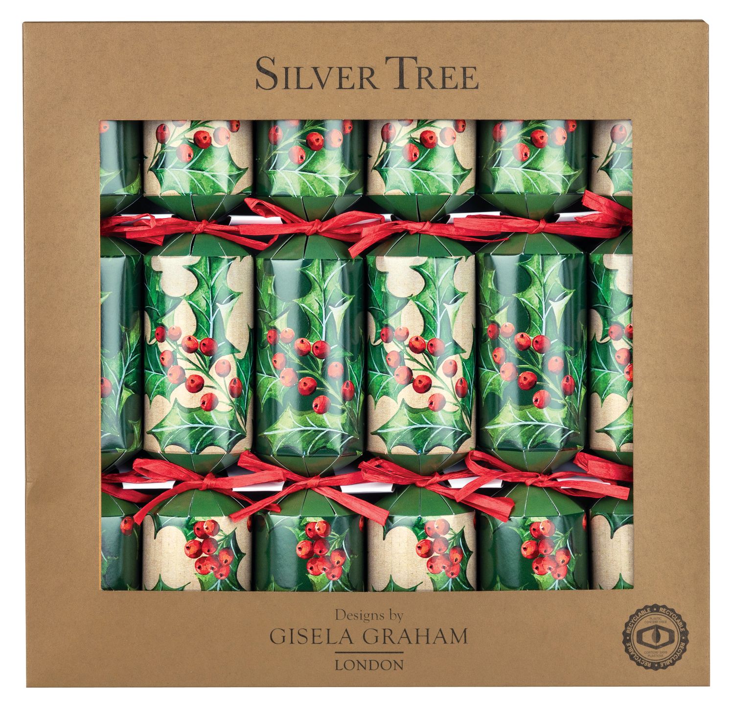 12in 6ct ECO Holly and Vine