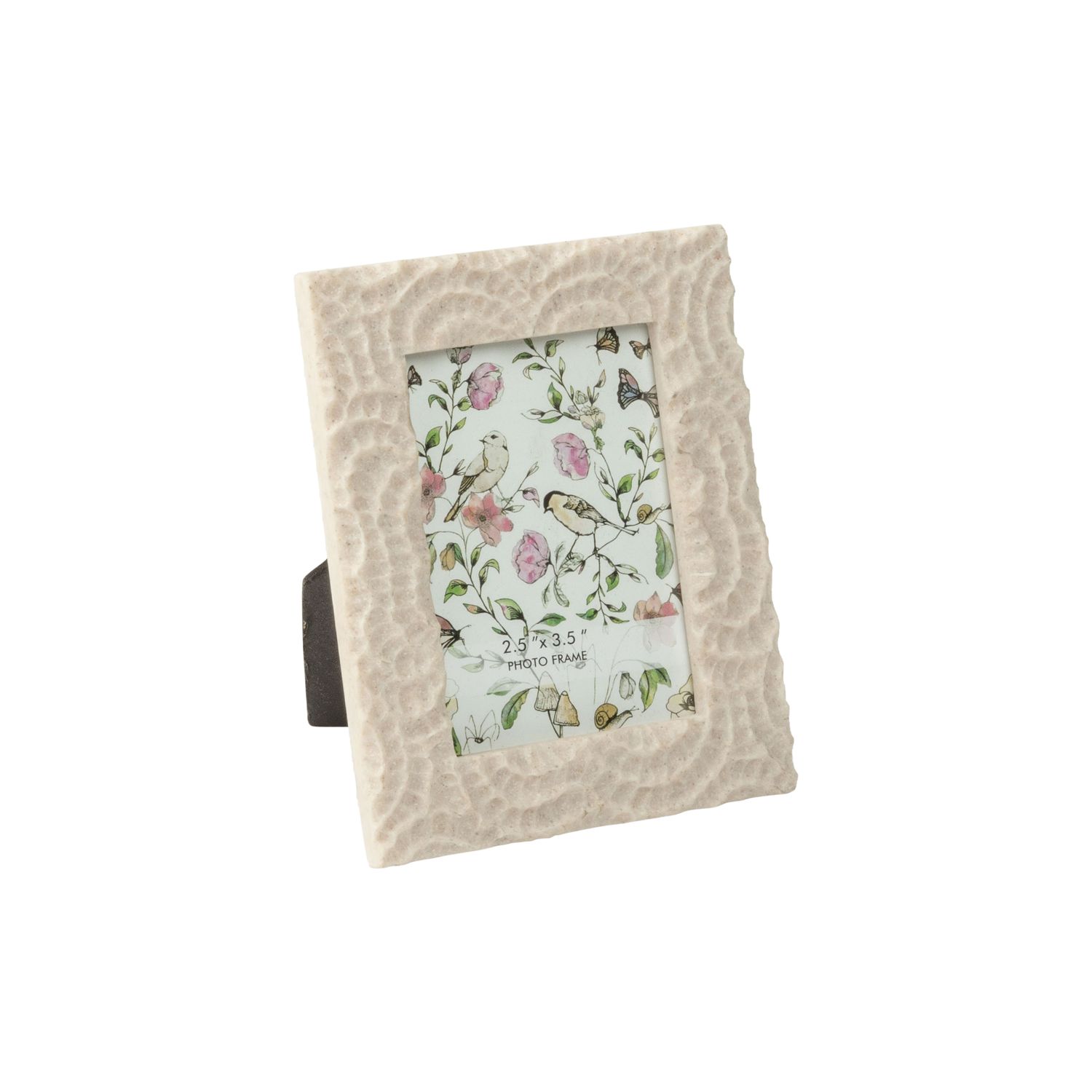 Coral pattern polystone mini picture frames holds 2.5x3.5 in photo  6       