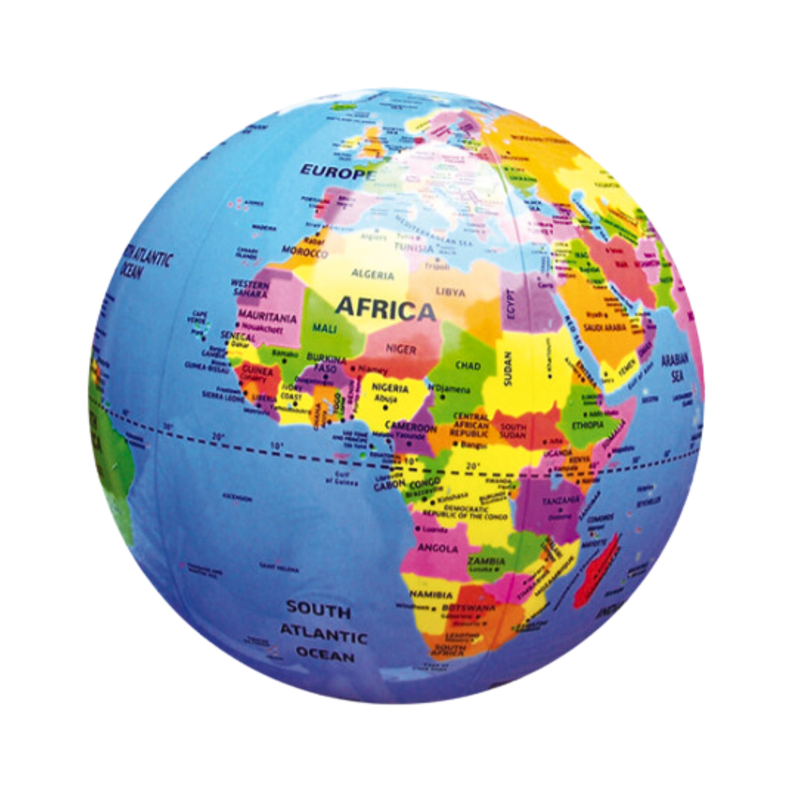 Our world classic globe game  12in 