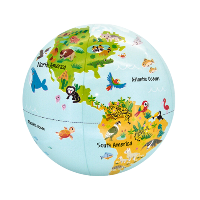 Nature&#39;s l&#39;il animals globe  12in  