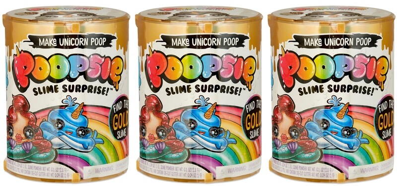3 Pack Poopsie Slime Surprise Unicorn Poop Pack Drop 2 Make Magical Unicorn Poop