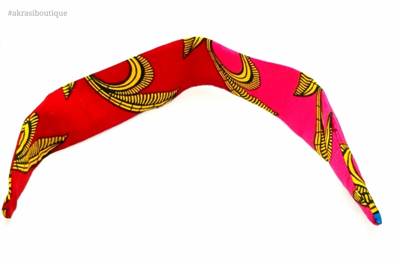 Ankara print wire twist bun tie | African print bun wrap | Ankara print headtie | wire hair tie