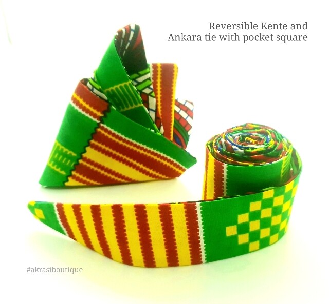 Custom handmade his and her kente set for Lyricl