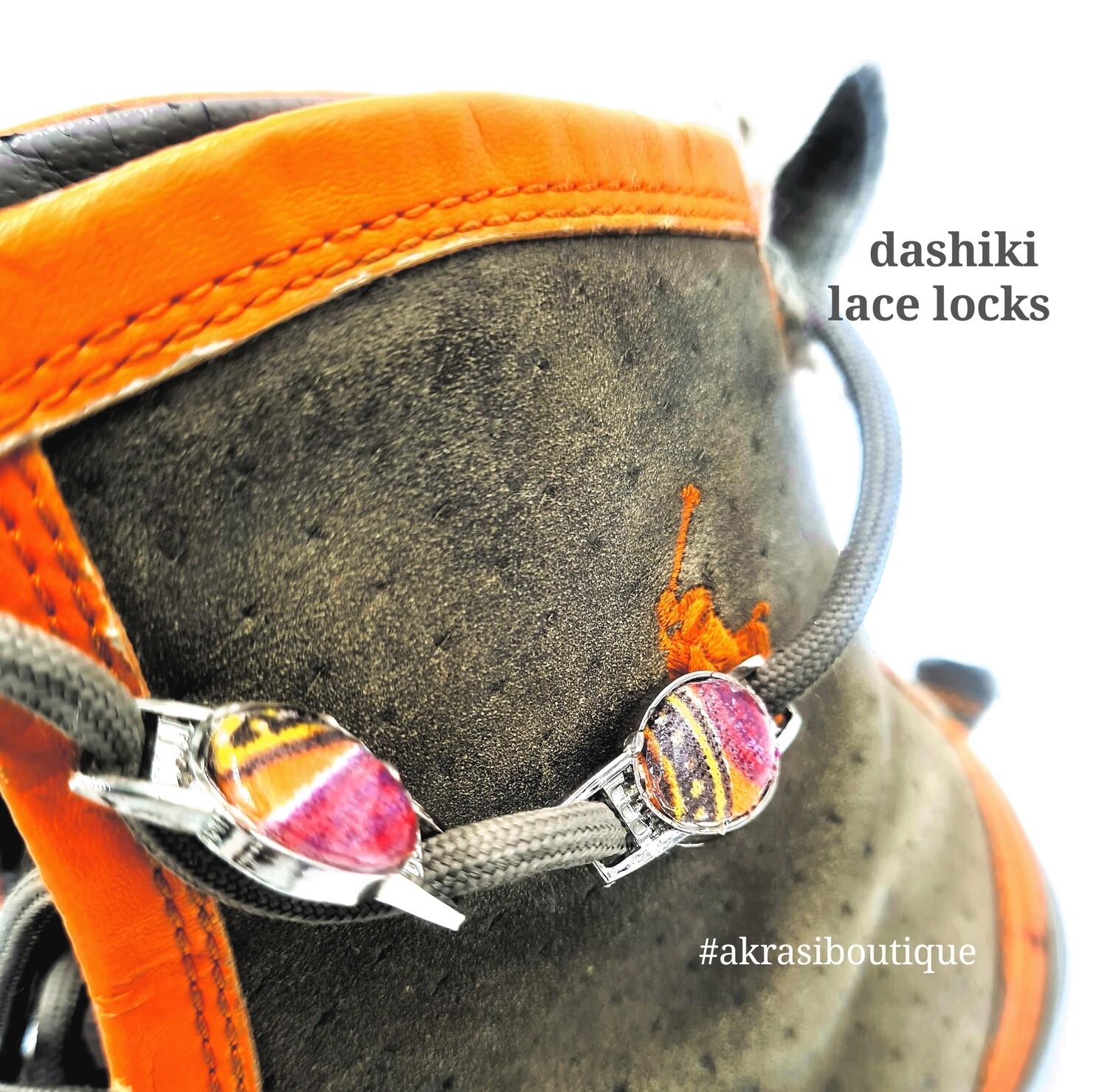 African wax dashiki print shoe tag | Ankara lace locks | clothing accessories
