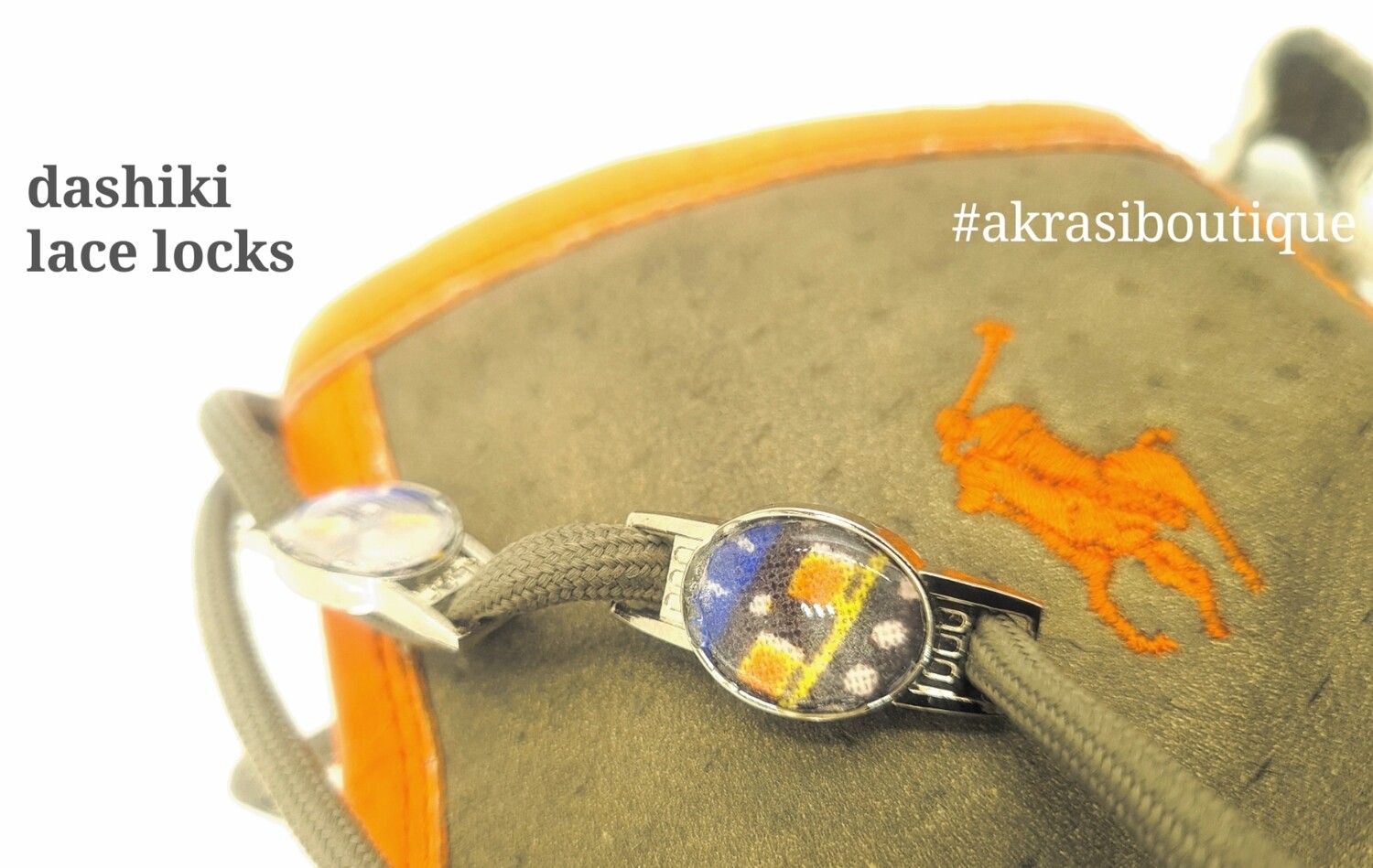 African wax dashiki print shoe tag | Ankara lace locks | clothing accessories