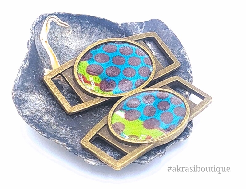 African wax print shoe tag | ankara lace locks | clothing accessories