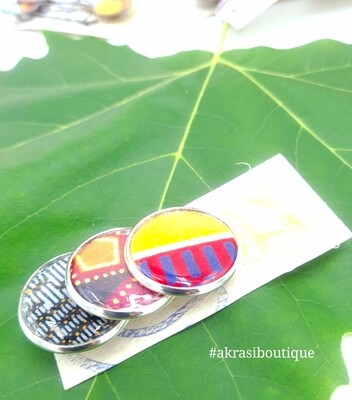 Kente, dashiki and ankara button pins | dashiki and kente button pin