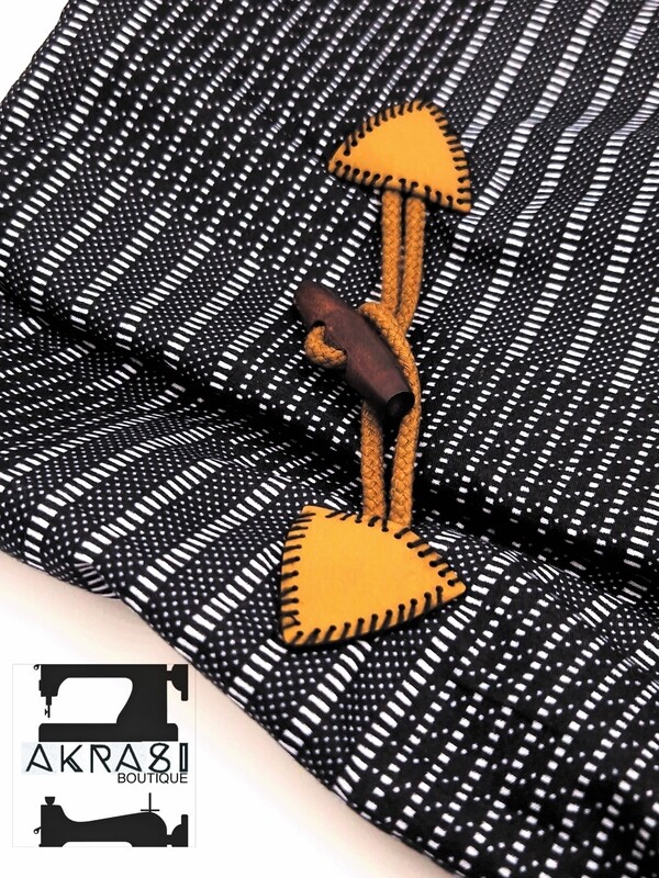 Fleece lined black and white ankara neck warmer | neck gaiter