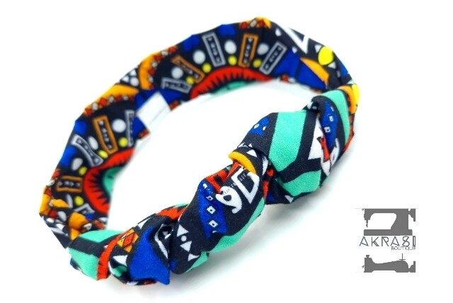 His and hers contemporary kente wax print accessory set