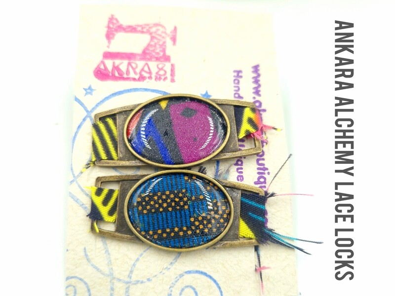 Ankara alchemy collection shoe tag | ankara lace locks | clothing accessories