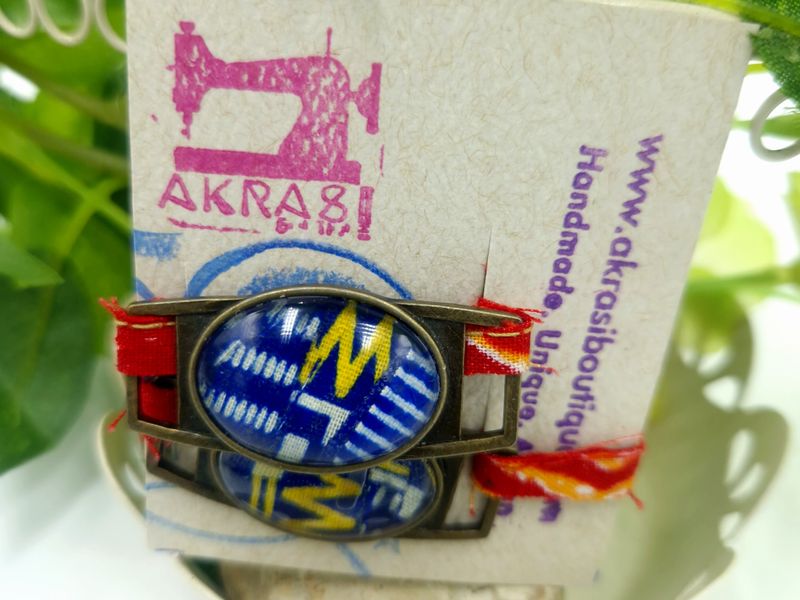 Ankara alchemy collection shoe tag | kente lace locks | clothing accessories