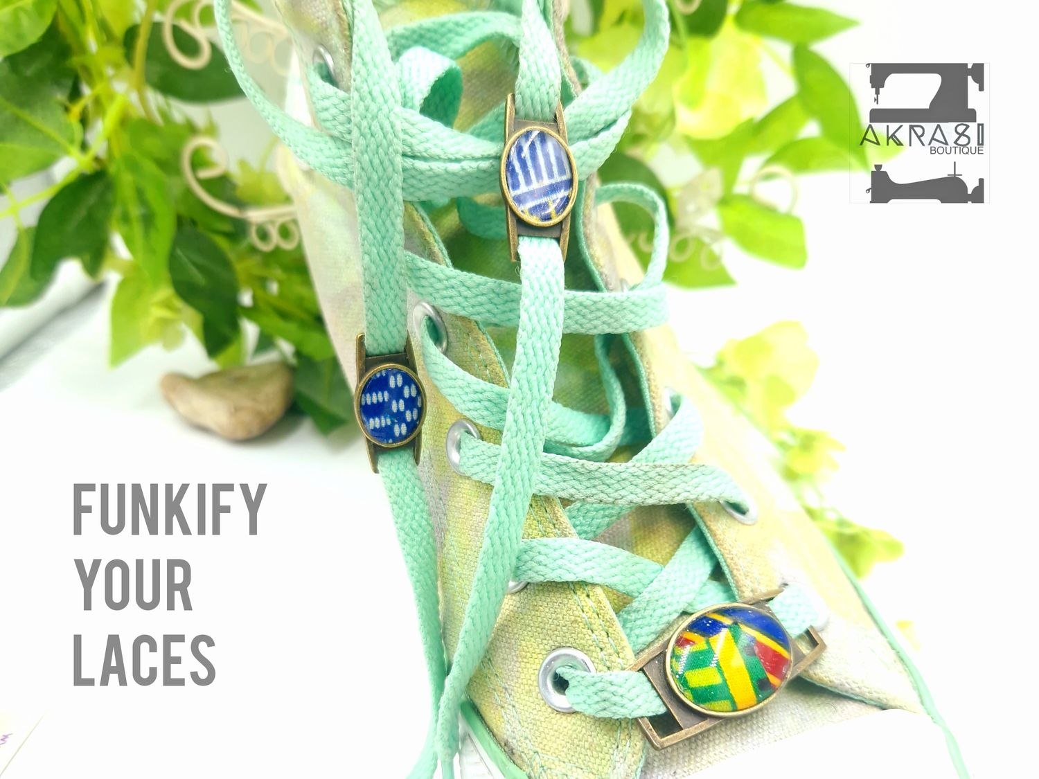 Ankara alchemy collection shoe tag | kente lace locks | clothing accessories Ankara alchemy collection shoe tag | kente lace locks | clothing accessories