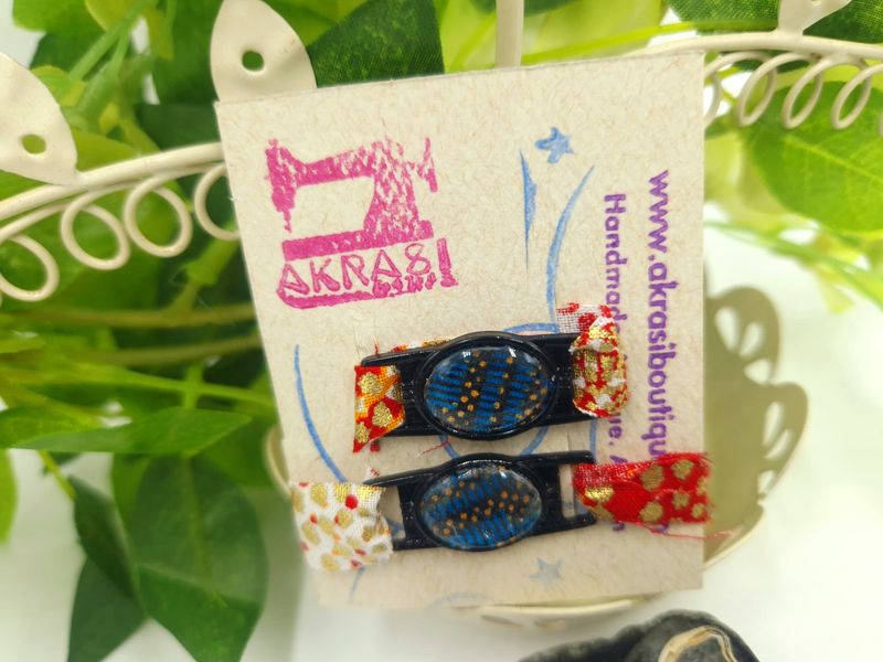 Ankara alchemy collection shoe tag | black kente lace locks | clothing accessories