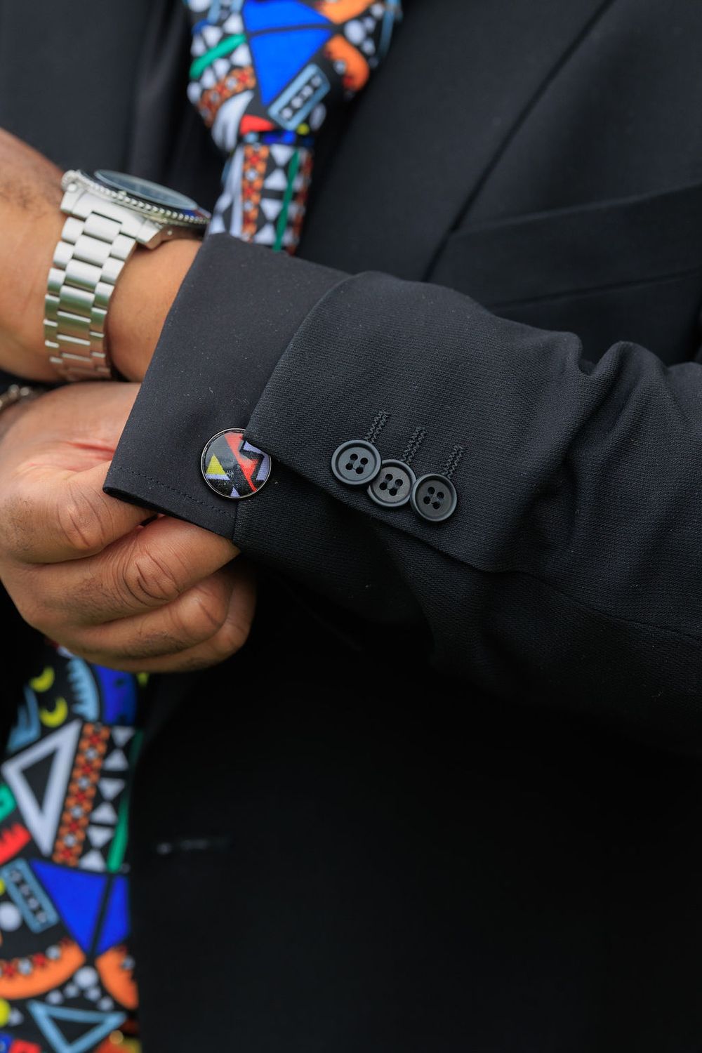 His and hers contemporary kente wax print accessory set His and hers contemporary kente wax print accessory set