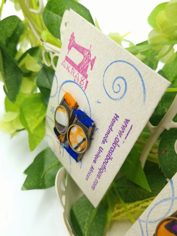 Sika collection shoe tag | black kente lace locks | clothing accessories