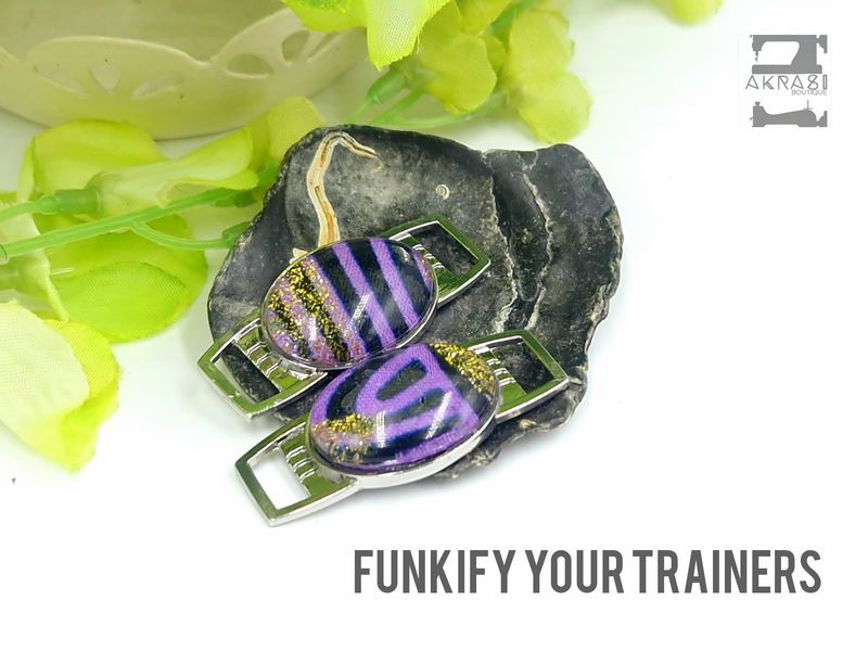 Ankara alchemy collection shoe tag | ankara lace locks | clothing accessories