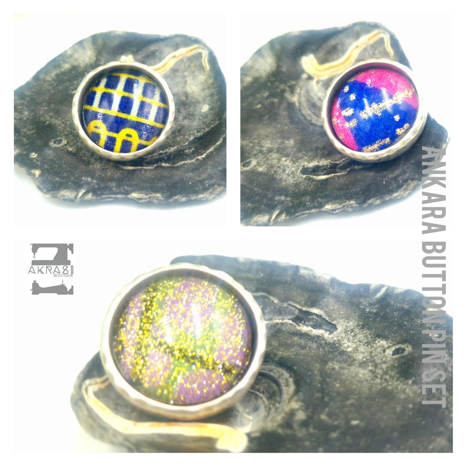 Ankara alchemy mashup collection button pins Ankara alchemy mashup collection button pins