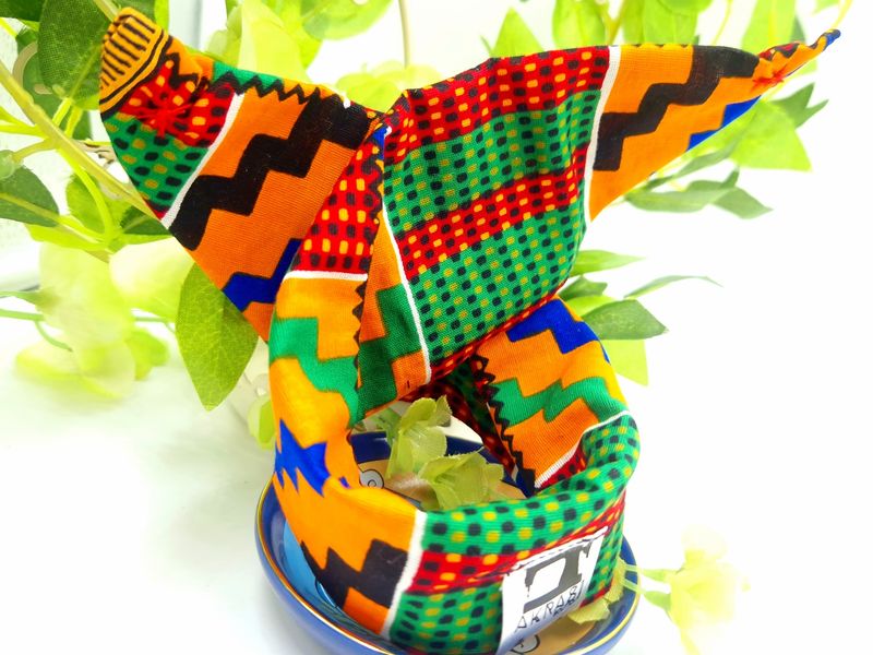 Wire twist bun tie | African print bun wrap | Ankara print wire hair tie