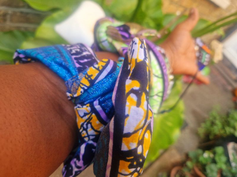 Revamped Ankara choker