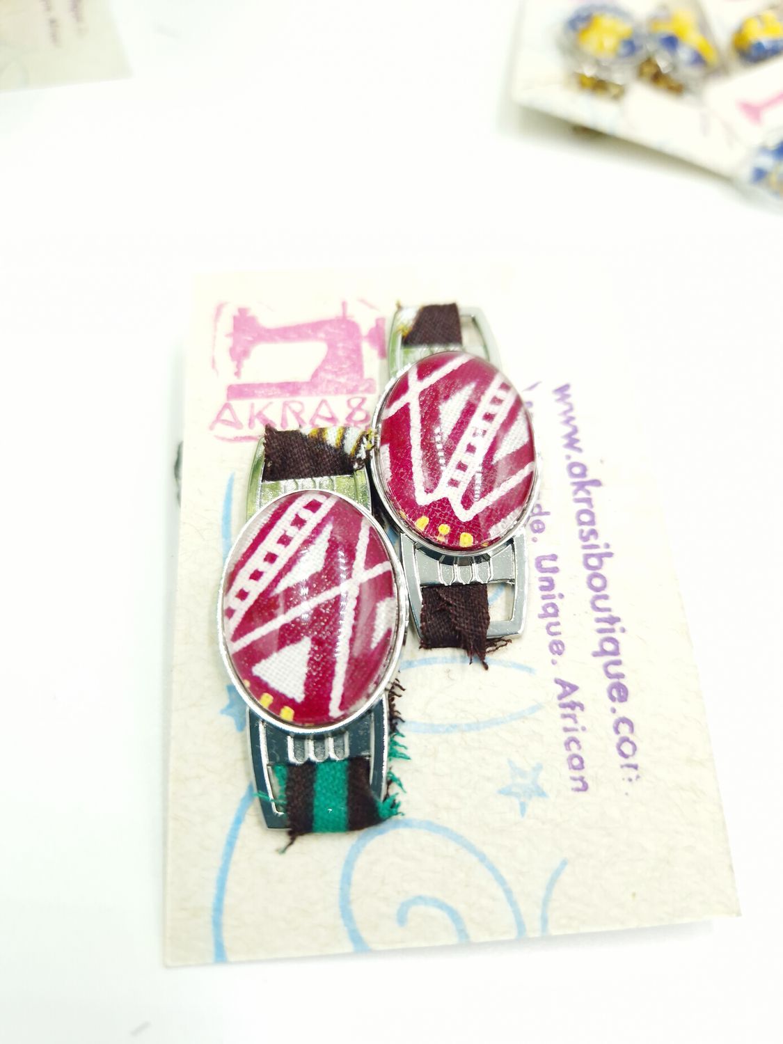 Ankara alchemy collection shoe tag | kente lace locks | clothing accessories