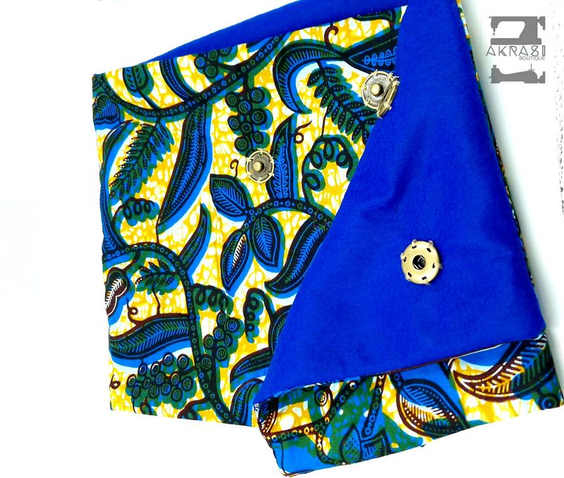 Felt lined ankara print neck warmer Felt lined ankara print neck warmer