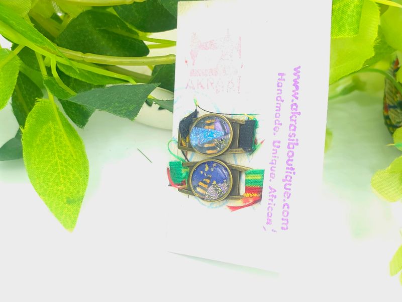 Sika collection shoe tag | black kente lace locks | clothing accessories