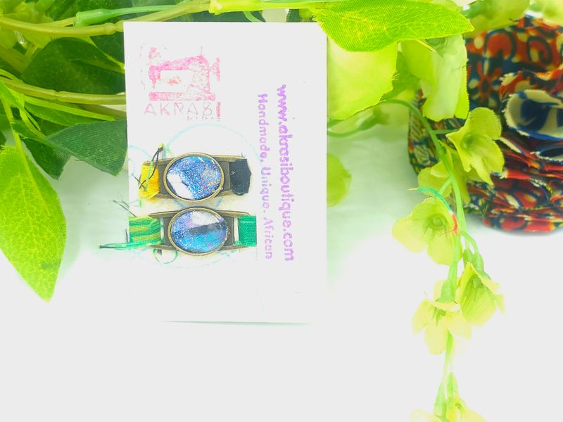 Ankara alchemy collection shoe tag | black kente lace locks | clothing accessories