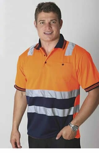 HI VIZ DAY/NIGHT MICROMESH SHORT SLEEVE POLO