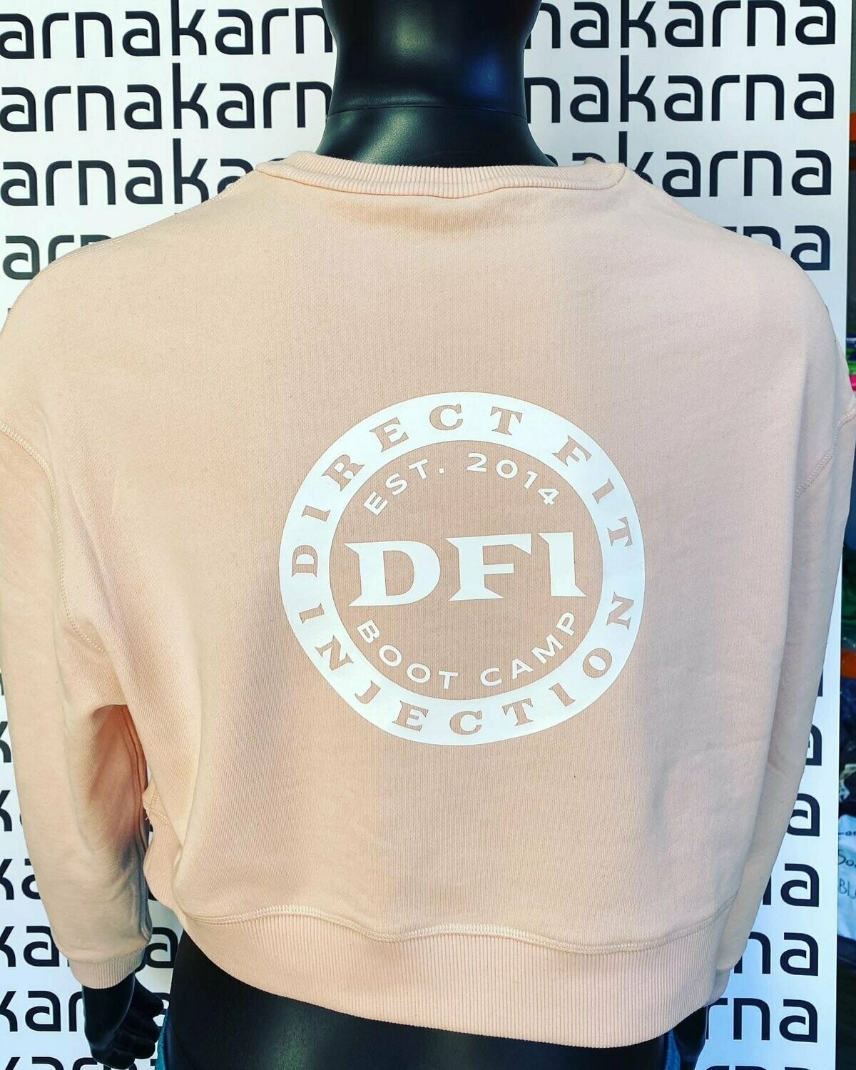 DFI LADIES MIDRIFF CROP SWEATER