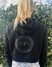 DFI LADIES MIDRIFF CROP HOODIE