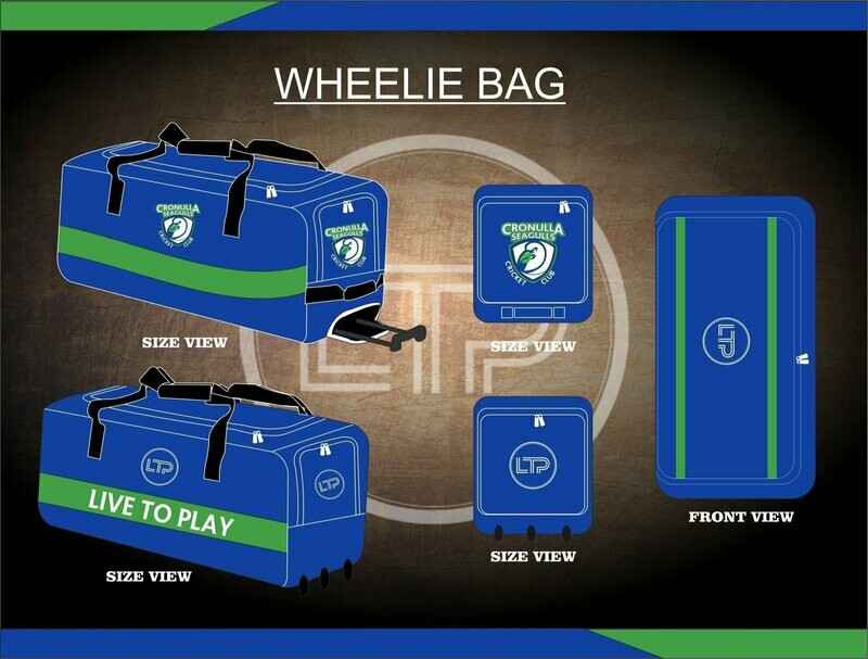 CRONULLA SEAGULLS LTP PLAYERS WHEELIE BAG