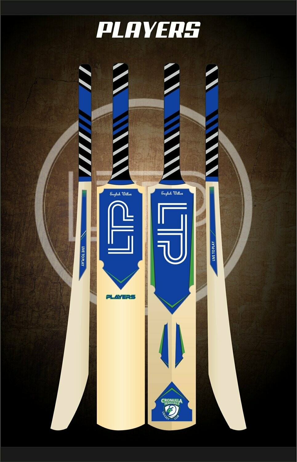 CRONULLA SEAGULLS LTP PLAYERS CRICKET BAT